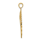 FJC Finejewelers 14k Yellow Gold Angel Wing Charm