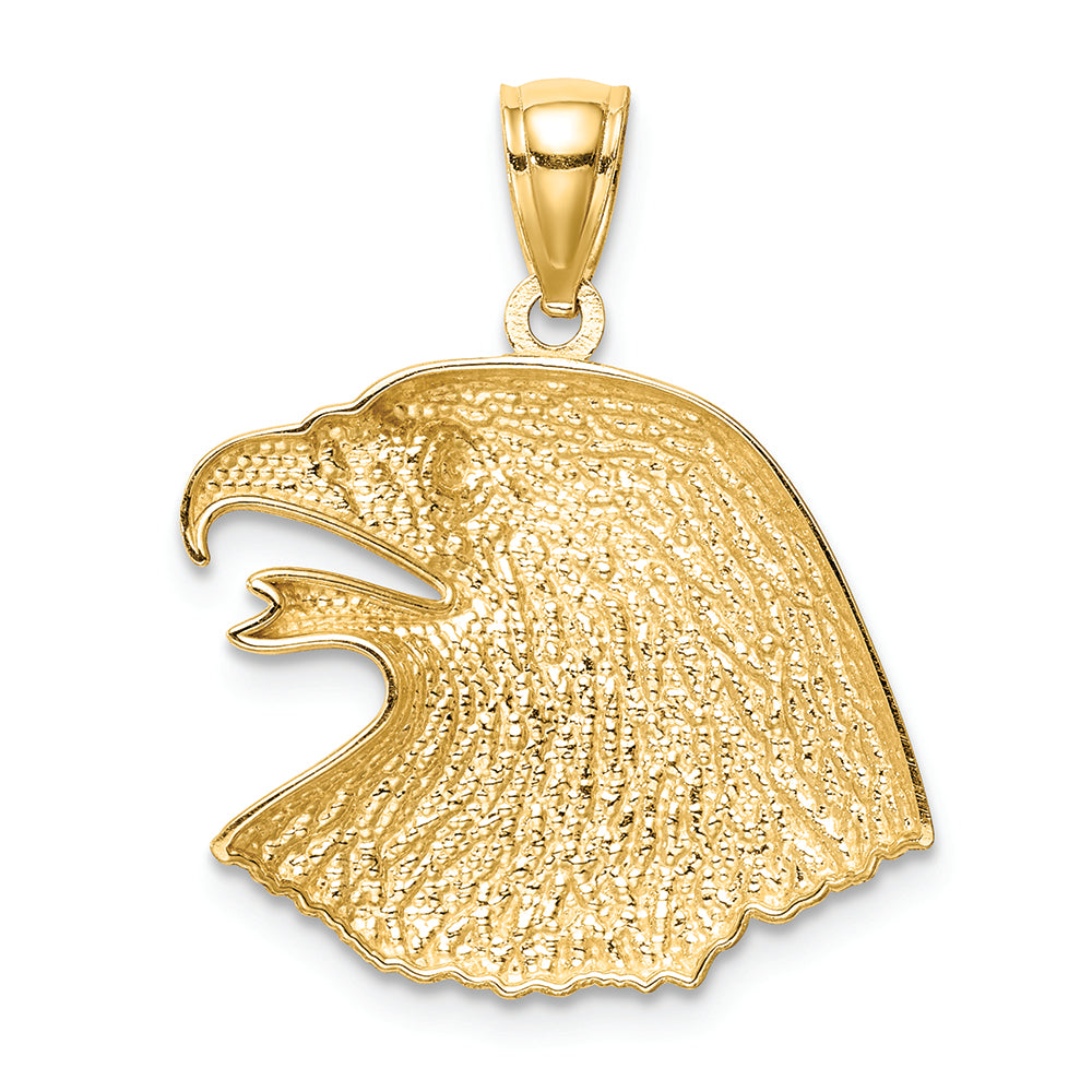FJC Finejewelers 14k Yellow Gold Bright Cut Eagle Charm
