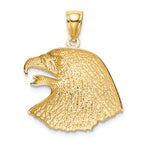 FJC Finejewelers 14k Yellow Gold Bright Cut Eagle Charm