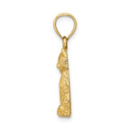 FJC Finejewelers 14k Yellow Gold Cat Charm