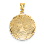 FJC Finejewelers 14k Yellow Gold Soccer Charm