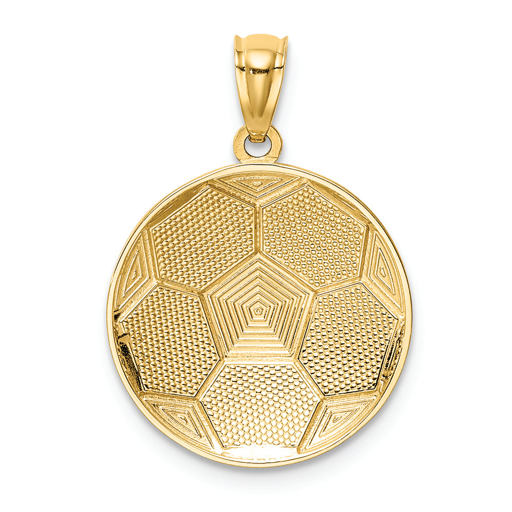 FJC Finejewelers 14k Yellow Gold Soccer Charm