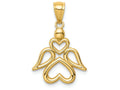 FJC Finejewelers 14k Yellow Gold Angel Charm
