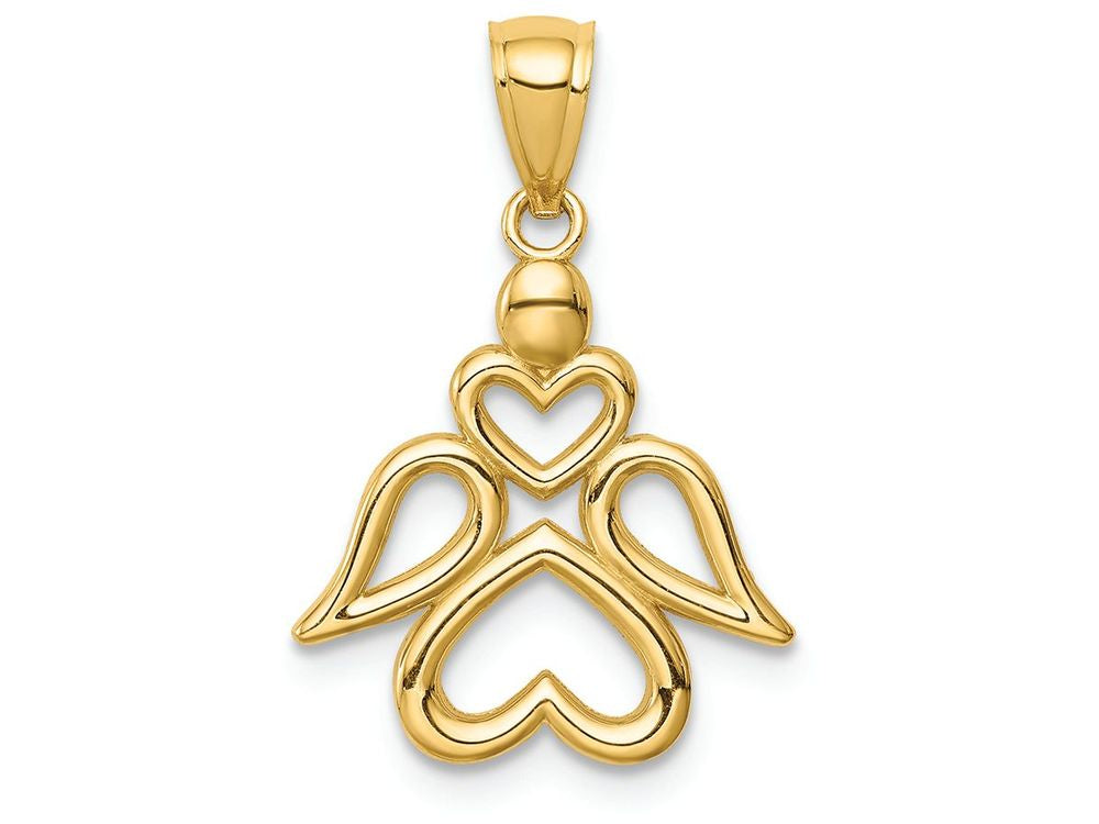 FJC Finejewelers 14k Yellow Gold Angel Charm
