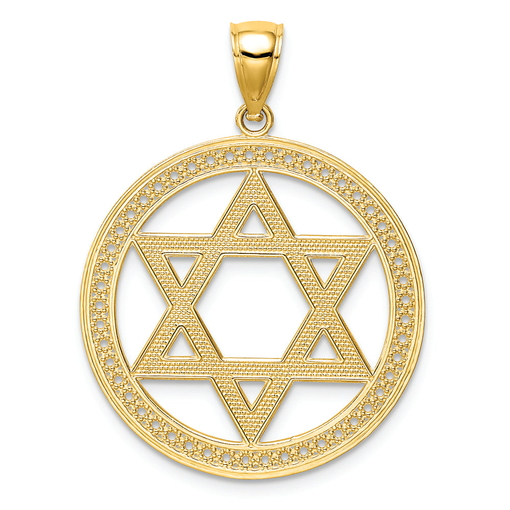 FJC Finejewelers 14k Yellow Gold Star Of David Charm