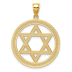 FJC Finejewelers 14k Yellow Gold Star Of David Charm