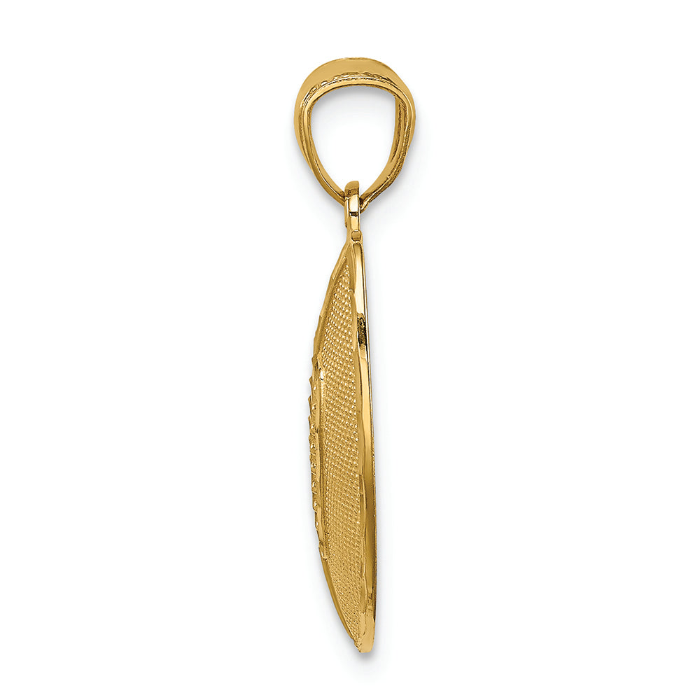 FJC Finejewelers 14k Yellow Gold Football Charm