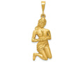 FJC Finejewelers 14k Yellow Gold Virgo Zodiac Charm
