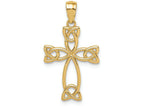 FJC Finejewelers 14k Yellow Gold Celtic Cross Charm
