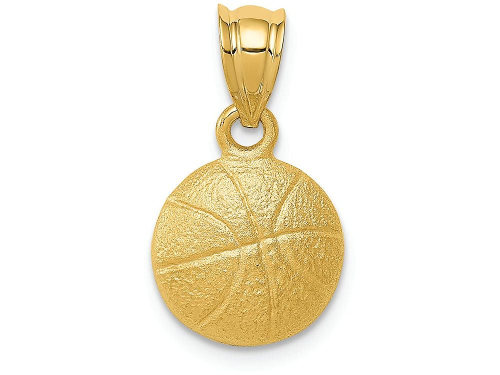 FJC Finejewelers 14k Yellow Gold Basketball Charm