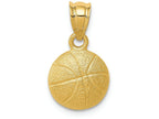 FJC Finejewelers 14k Yellow Gold Basketball Charm