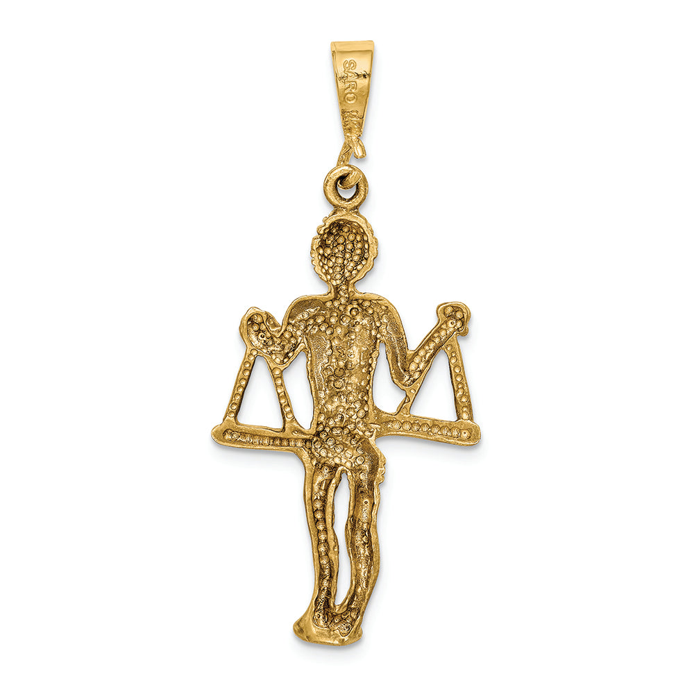 FJC Finejewelers 14k Yellow Gold Libra Zodiac Charm