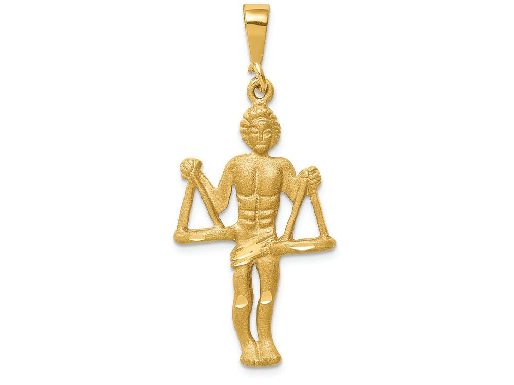 FJC Finejewelers 14k Yellow Gold Libra Zodiac Charm