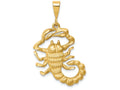FJC Finejewelers 14k Yellow Gold Scorpio Zodiac Charm