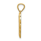 FJC Finejewelers 14k Yellow Gold Angel In Heart Charm