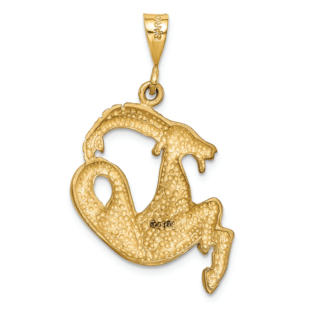 FJC Finejewelers 14k Yellow Gold Capricorn Zodiac Charm