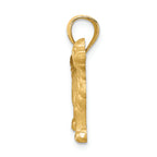 FJC Finejewelers 14k Bright Cut Golden Retriever Charm