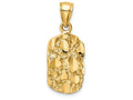 FJC Finejewelers 14k Yellow Gold Nugget Charm