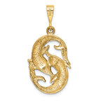 FJC Finejewelers 14k Yellow Gold Pisces Zodiac Charm