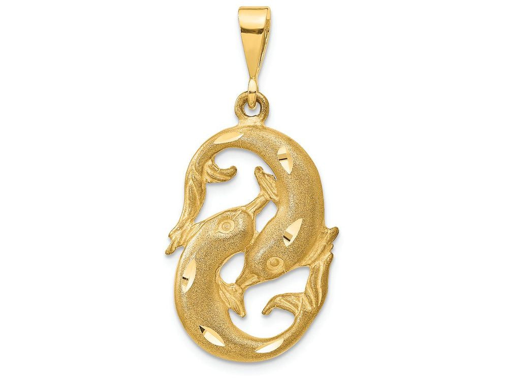 FJC Finejewelers 14k Yellow Gold Pisces Zodiac Charm