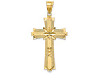 FJC Finejewelers 14k Yellow Gold Bright Cut Cross Charm
