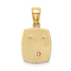 FJC Finejewelers 14k Two-tone Gold with Rhodium Baptism Charm