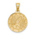 FJC Finejewelers 14k Yellow Gold with with Rhodium Praying Hands Charm