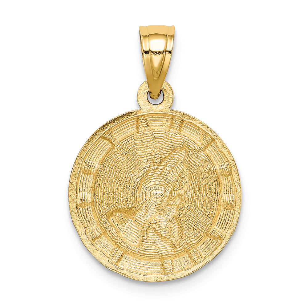 FJC Finejewelers 14k Yellow Gold with with Rhodium Praying Hands Charm