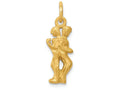 FJC Finejewelers 14k Yellow Gold Gemini Zodiac Charm