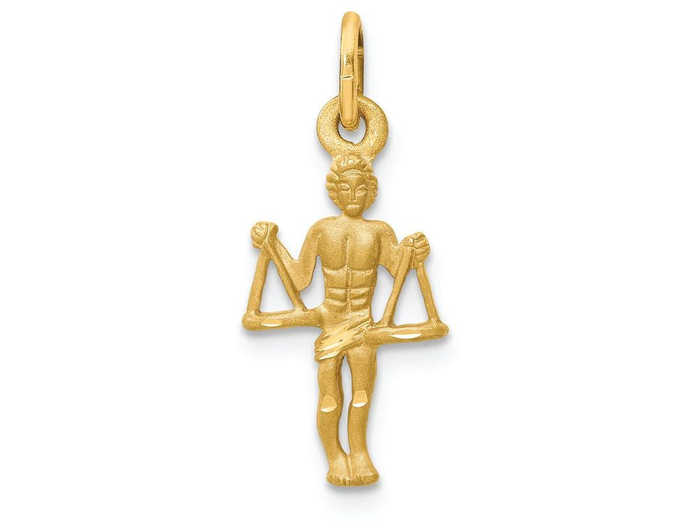 FJC Finejewelers 14k Yellow Gold Libra Zodiac Charm