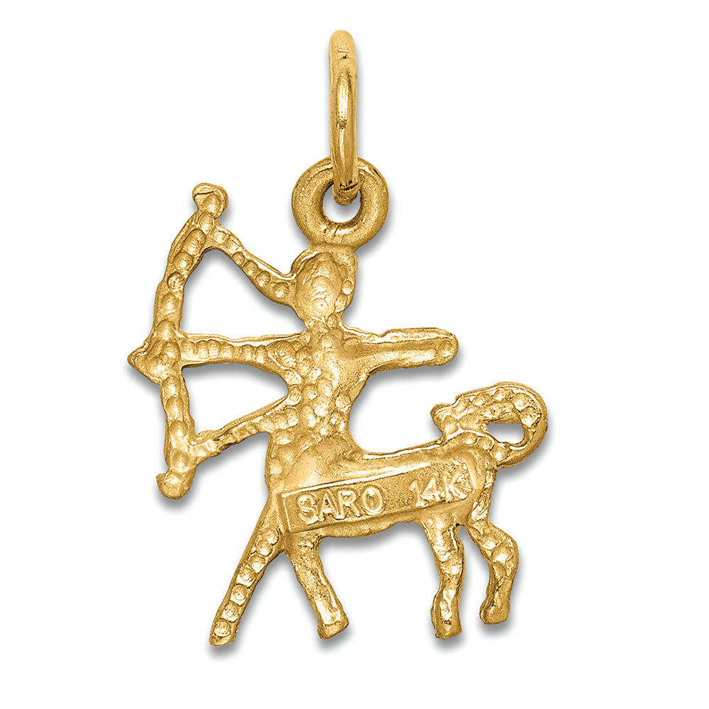 FJC Finejewelers 14k Yellow Gold Sagittarius Zodiac Charm