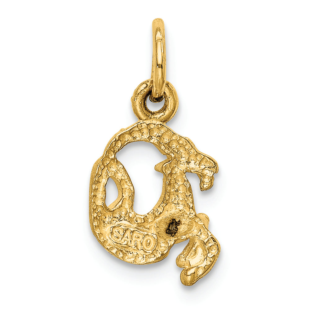 FJC Finejewelers 14k Yellow Gold Capricorn Zodiac Charm
