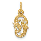 FJC Finejewelers 14k Yellow Gold Pisces Zodiac Charm