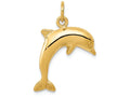 FJC Finejewelers 14k Yellow Gold Dolphin Charm