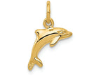 FJC Finejewelers 14k Yellow Gold Dolphin Charm