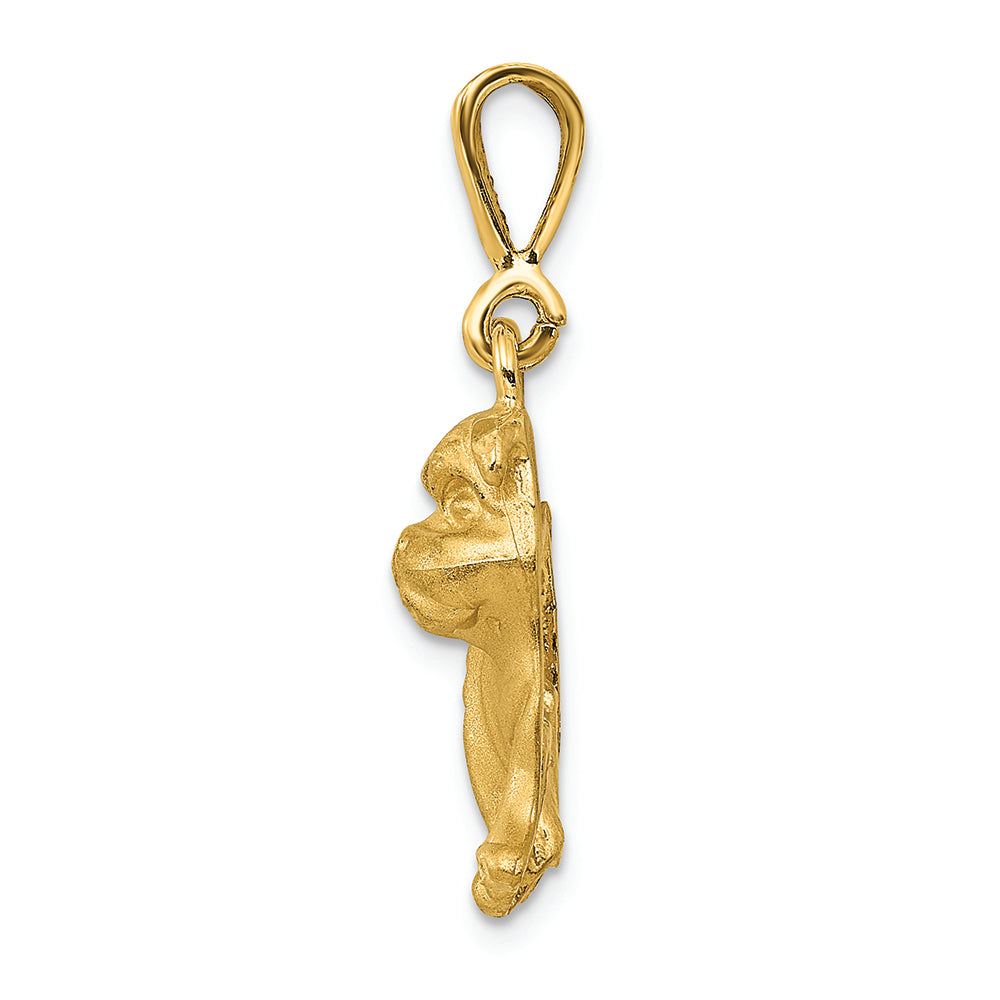 FJC Finejewelers 14k Yellow Gold Bulldog Charm