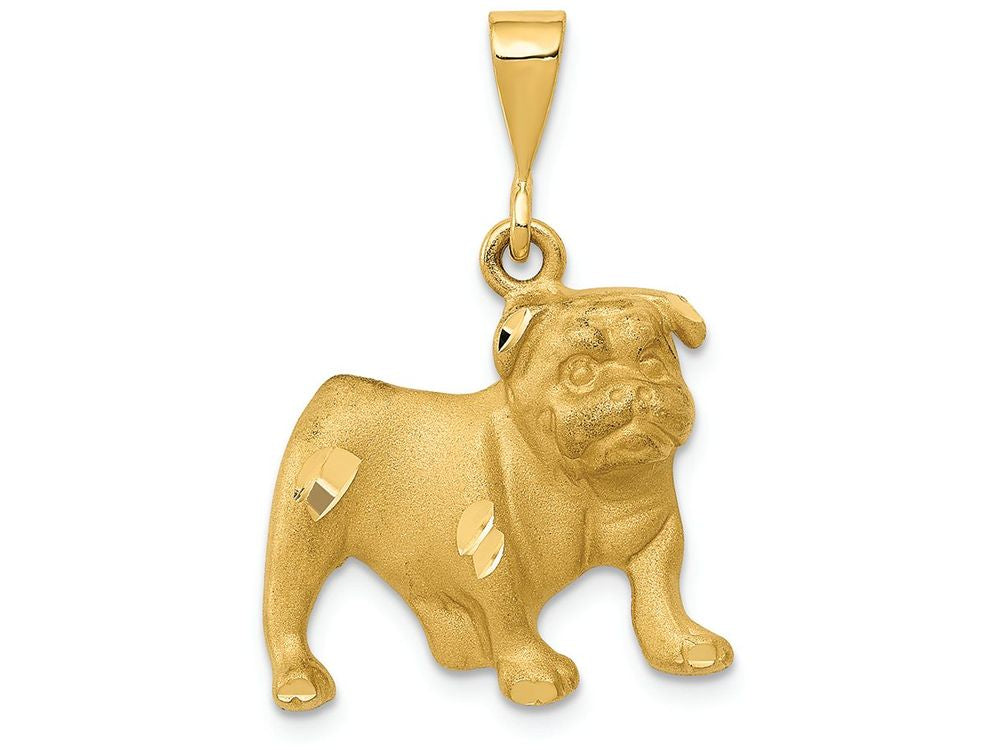 FJC Finejewelers 14k Yellow Gold Bulldog Charm