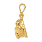 FJC Finejewelers 14k Yellow Gold Bulldog Charm