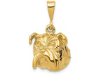 FJC Finejewelers 14k Yellow Gold Bulldog Charm