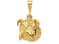FJC Finejewelers 14k Yellow Gold Bulldog Charm