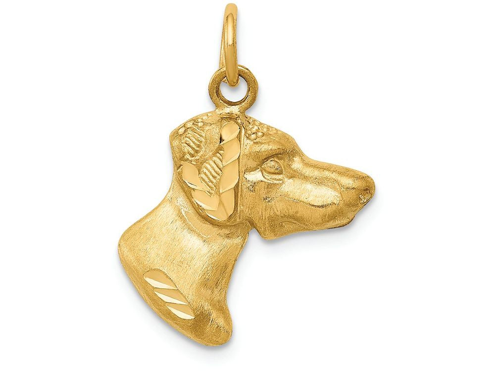 FJC Finejewelers 14k Yellow Gold Dog Charm
