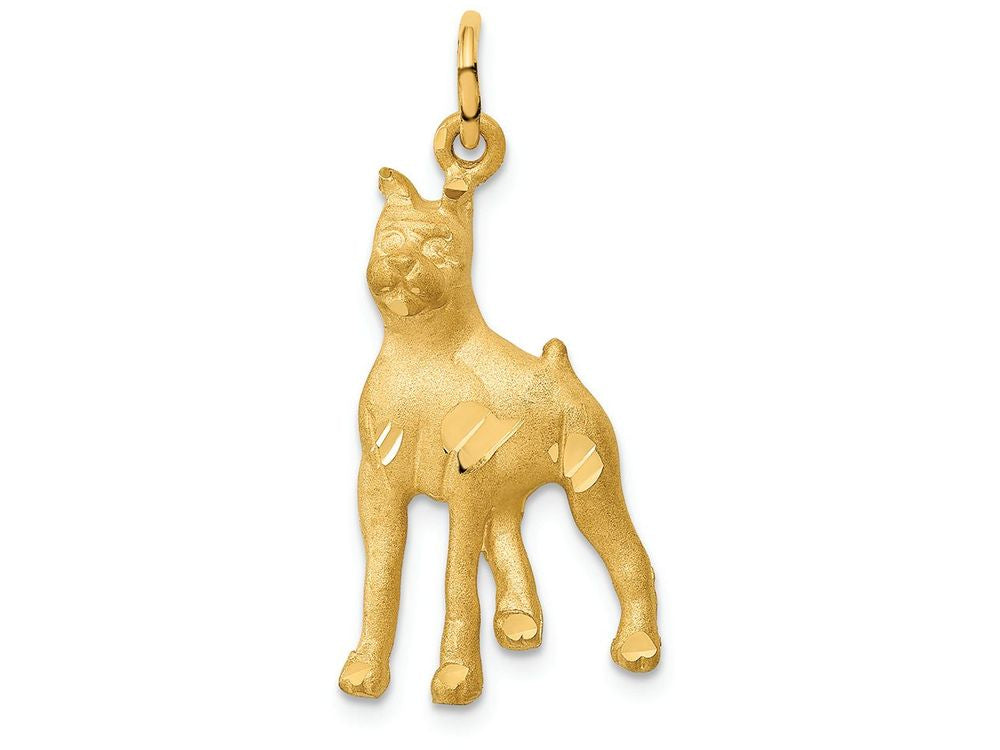 FJC Finejewelers 14k Yellow Gold Solid Polished Boxer Charm