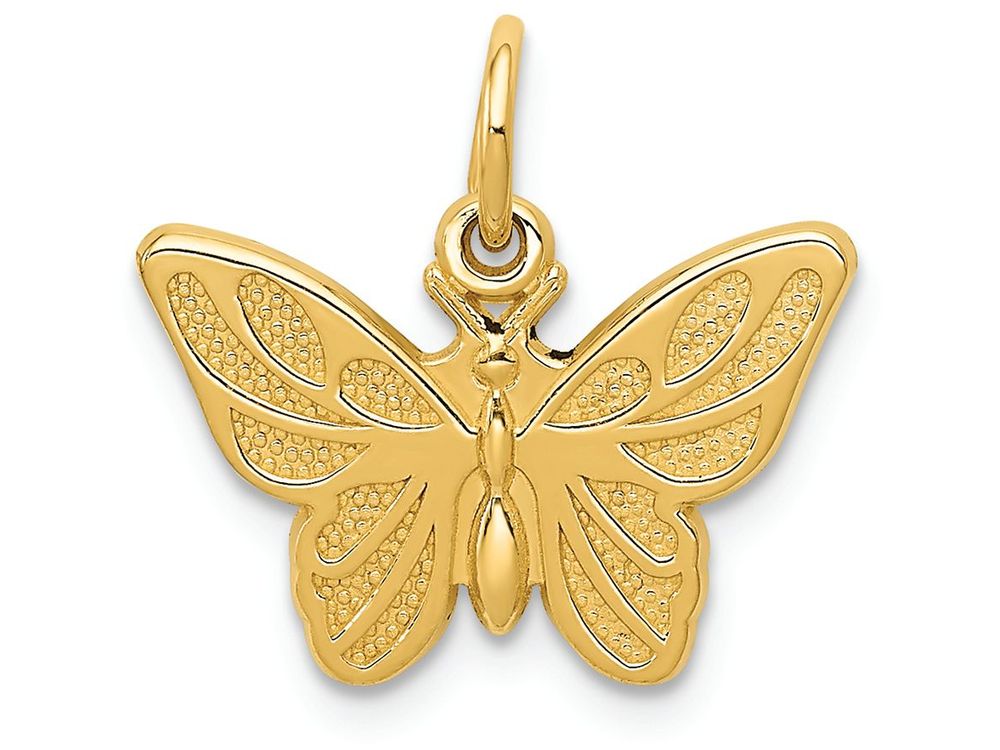 FJC Finejewelers 14k Yellow Gold Butterfly Charm