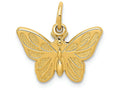 FJC Finejewelers 14k Yellow Gold Butterfly Charm