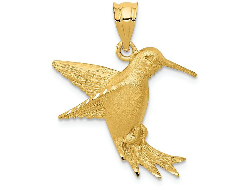 FJC Finejewelers 14k Yellow Gold Hummingbird Charm