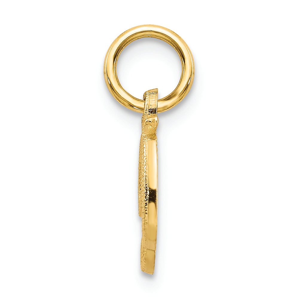 FJC Finejewelers 14k Yellow Gold Casted Initial D Charm