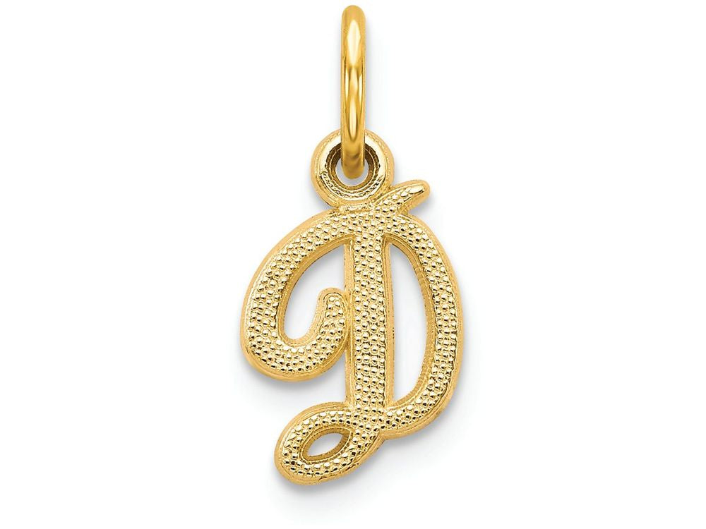 FJC Finejewelers 14k Yellow Gold Casted Initial D Charm