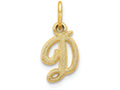 FJC Finejewelers 14k Yellow Gold Casted Initial D Charm