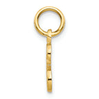 FJC Finejewelers 14k Yellow Gold Casted Initial E Charm