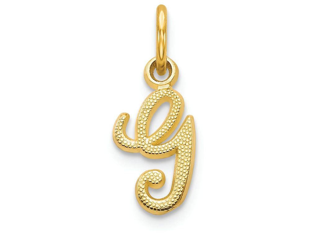 FJC Finejewelers 14k Yellow Gold Casted Initial G Charm